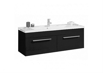 Тумба под раковину Акватон Мадрид 1A170301MA950 цвет Черный