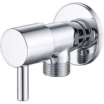 Запорный вентиль Aquatek AQ2450CR угловой Хром