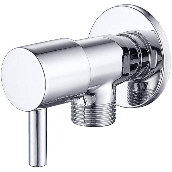 Запорный вентиль Aquatek AQ2450CR угловой Хром Запорный вентиль Aquatek AQ2450CR угловой Хром