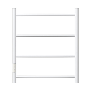 Полотенцесушитель электрический Point PN04756W П4 500x600 диммер слева, белый