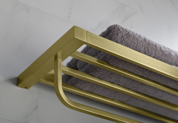Полка для полотенец Timo Selene золото матовое (17058/17)
