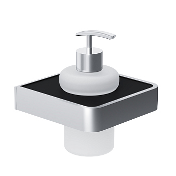 Стеклянный диспенсер для жидкого мыла с настенным держателем Damixa Jupiter, DA7736900