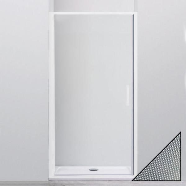 Душевая дверь в нишу Cezares Relax B-1-75-P-Bi-L стекло punto