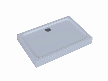 Акриловый поддон Aquatek DPA-0000011 с ножками и фронтальным экраном 120х80 (без сифона)