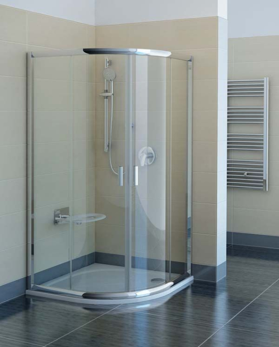 Ravak душевой уголок BLCP4-90 блестящий+Транспарент X3B270C00Z1