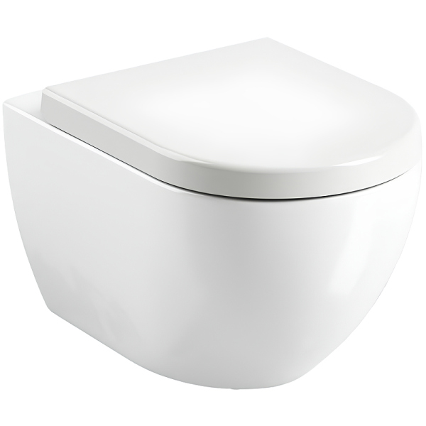 Унитаз подвесной Uni Chrome белый