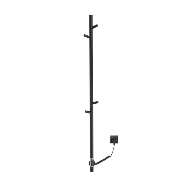 Полотенцесушитель электрический Vincea VTD-1DBE 15х140, черный, таймер