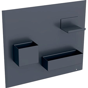 Комплект магнитной доски Geberit Acanto 500.649.JK.2 лавовый матовый