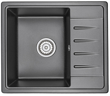 Кухонная мойка GRANULA Standart (5803, ЧЁРНЫЙ)