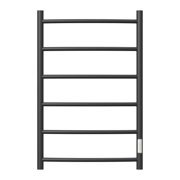 Полотенцесушитель электрический Point PN04858B П6 500x800 диммер справа, черный