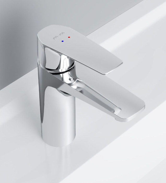 Смеситель AM.PM Gem F90A82100 для раковины, с донным клапаном