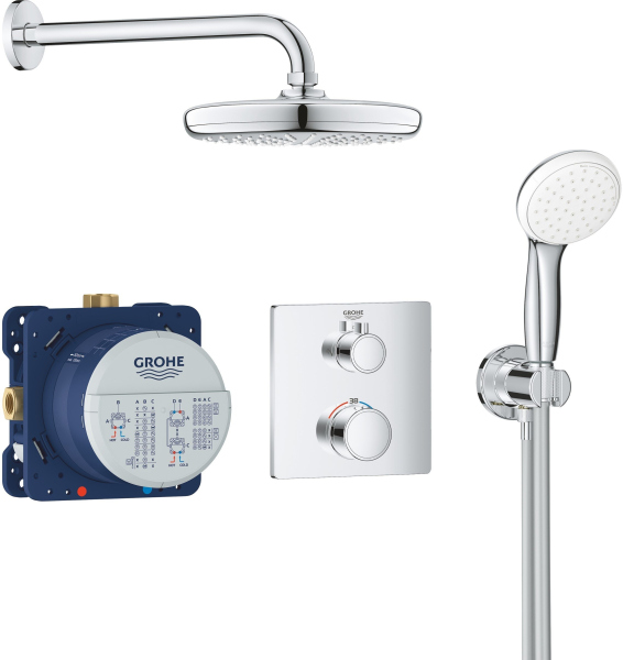 Душевой комплект Grohe Grohtherm 34729000 Душевой комплект Grohe Grohtherm 34729000