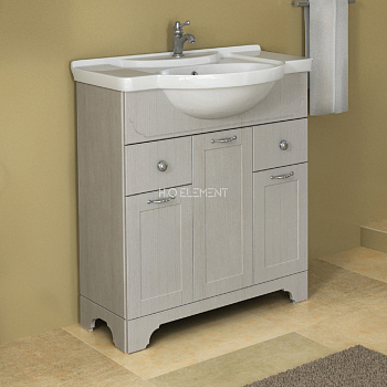 Тумба Dreja.eco Antia 85, капучино, 2 ящ, 3 дв, 99.0404