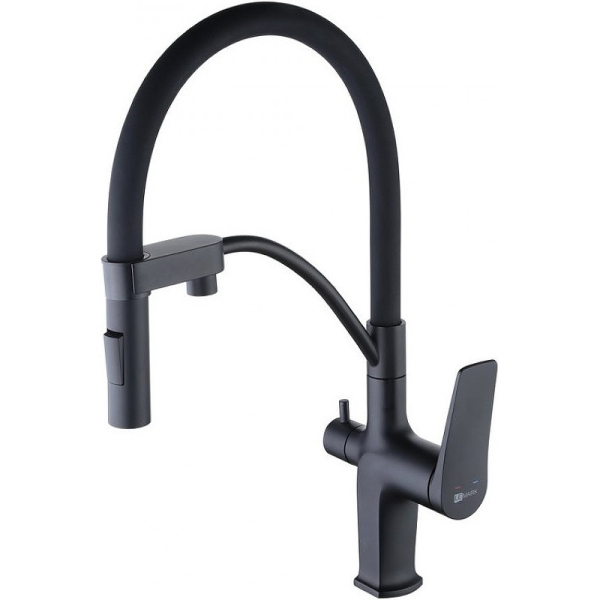 Смеситель для кухни Lemark Bronx (LM3761BL) Смеситель для кухни Lemark Bronx (LM3761BL)