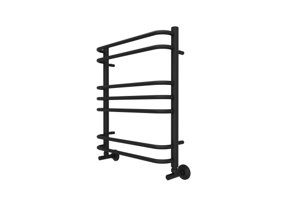 Полотенцесушитель водяной Aquatek (Акватек) Пандора П7 500х600 мм, черный, AQ RRС0760BL