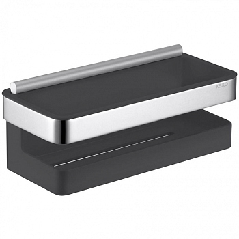 Полка Keuco Collection Moll со стеклоочистителем, антрацит