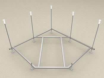 Сборный каркас для ванны Aquatek Ума KAR-0000023