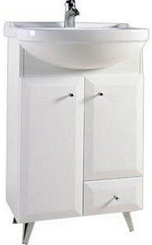 Тумба под раковину Акватон Джимми 57 (1A068201DJ010) белая