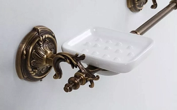 Полотенцедержатель ART&MAX BAROCCO AM-2057P-Br, Бронза