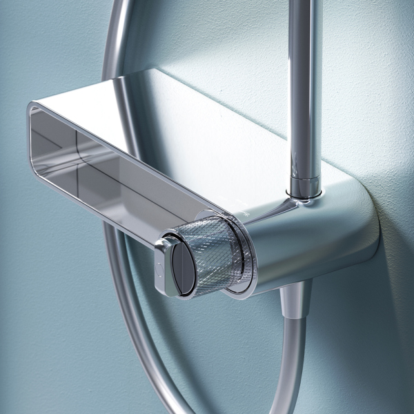 Душевая система со смесителем-полкой AM.PM X-Joy, F0785A600