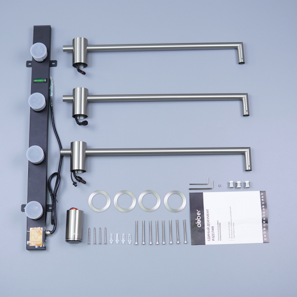 Полотенцесушитель электрический ABBER Charme AH4003BST сталь брашированная