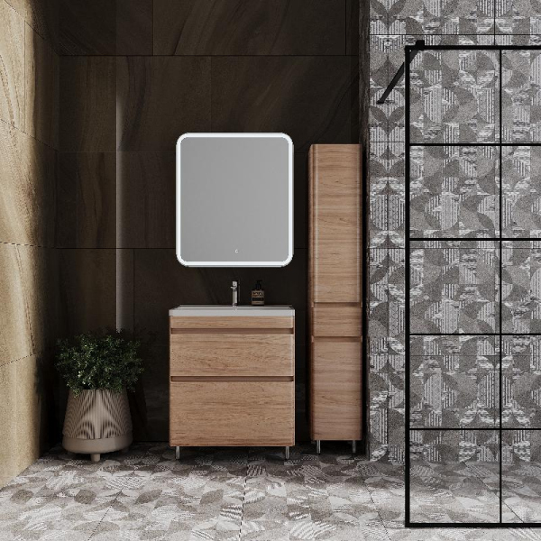 Тумба без раковины напольная Style Line "Атлантика 70", Люкс ясень перламутр, СС-00002344