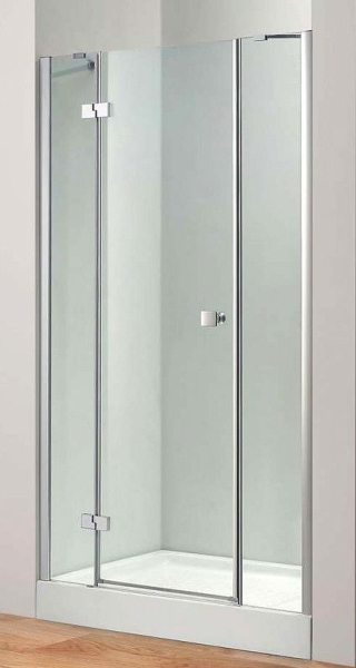 Душевая дверь в нишу Cezares Crystal B13 80/60/40 C Cr L