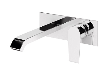 NAUTIC-BLI-BIO Смеситель для раковины однорычажный, с донным клапаном, исполнение белый матовый