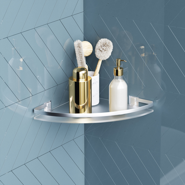 Стеклянная полка угловая AM.PM Sense L, A7456100