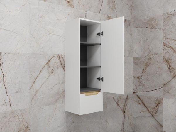 Пенал подвесной Style Line "Бали 360" БЕЛЫЙ СОФТ, ЛС-00002340