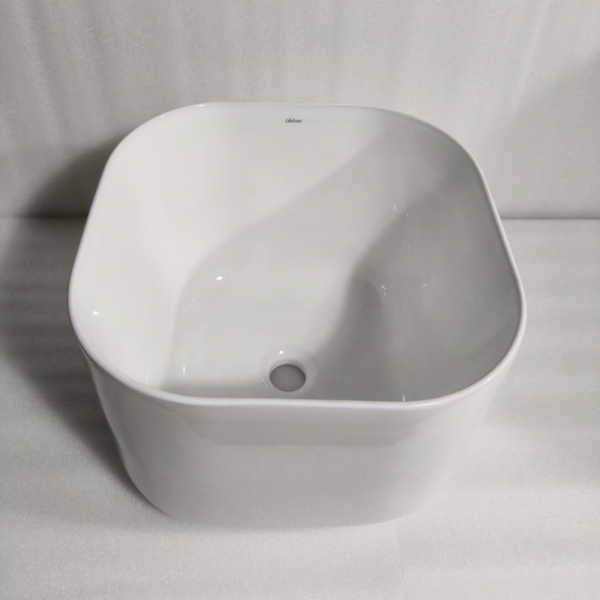 Раковина накладная ABBER Rechteck AC2222 белая