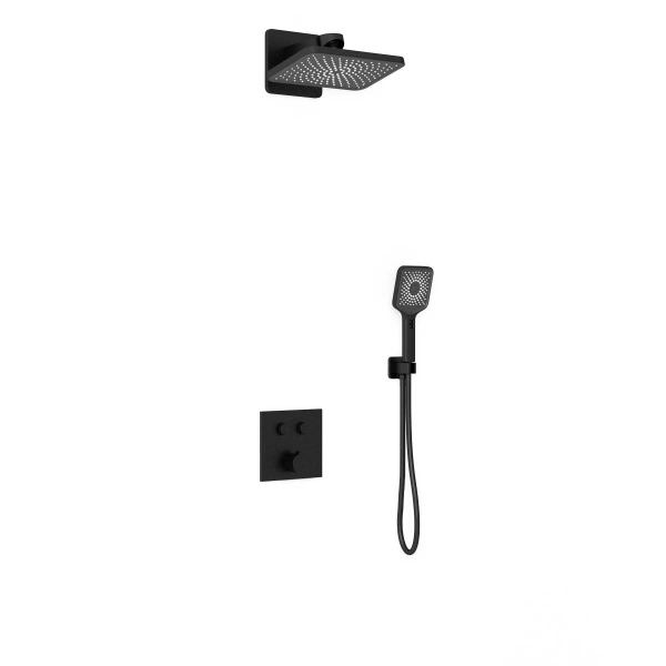 Душевой комплект Vincea VSFW-421I4MB встраиваемый, двухрежимный, черный Душевой комплект Vincea VSFW-421I4MB встраиваемый, двухрежимный, черный