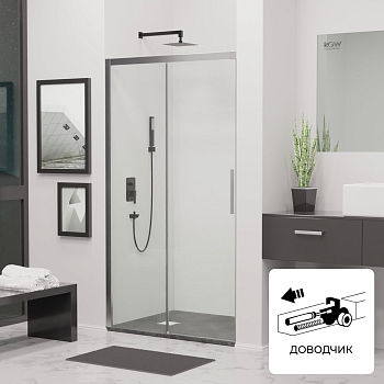 Душевая дверь RGW LE-15, 34121216-11, Хром, 160*195