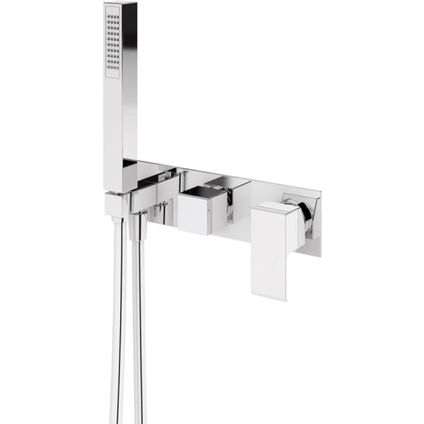 PORTA-VDM2-01 Встраиваемый смеситель для ванны и душа однорычажный, на 3 выхода