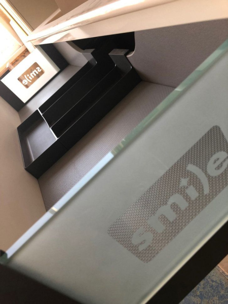 Тумба с раковиной Smile Ибица 120 белая, фурнитура хром