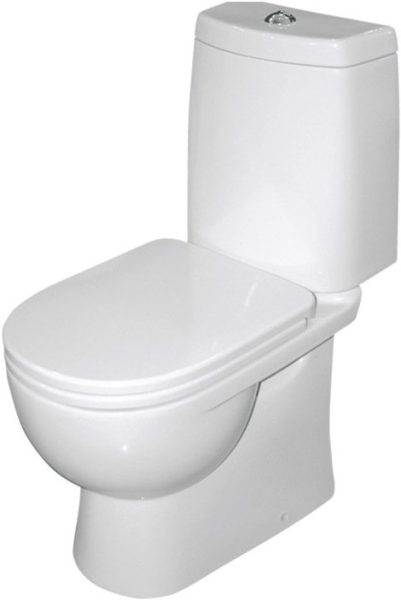 Унитаз-компакт Sanita Luxe Fest SL DM FSTSLCC01040622 с бачком и сиденьем