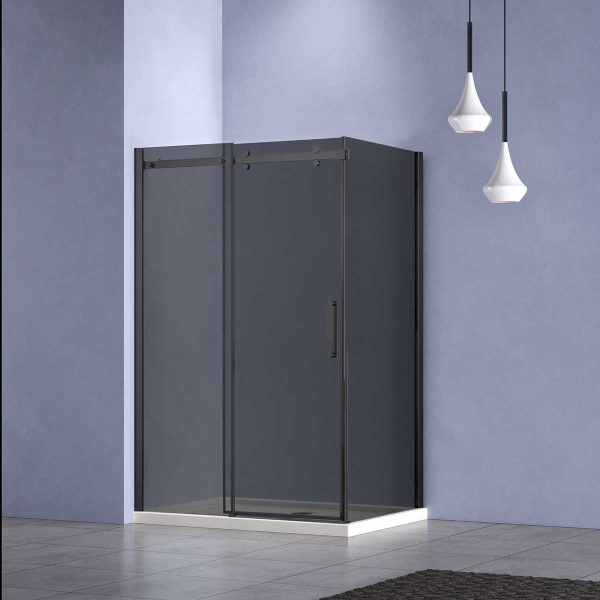 Душевой уголок Vincea Como-N VSR-4CN9012CGB, 1200*900, черный, стекло тонированное Душевой уголок Vincea Como-N VSR-4CN9012CGB, 1200*900, черный, стекло тонированное