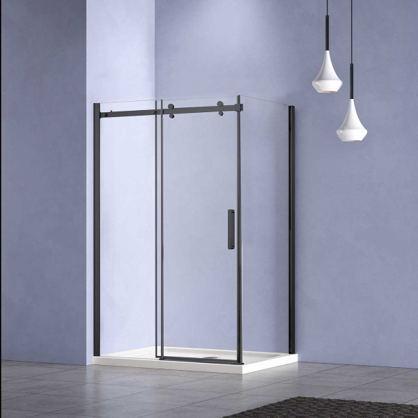 Душевой уголок Vincea Como-N VSR-4CN9014CLB, 1400*900, черный, стекло прозрачное Душевой уголок Vincea Como-N VSR-4CN9014CLB, 1400*900, черный, стекло прозрачное