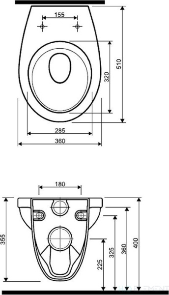 Унитаз подвесной IFO Hitta RS041310000