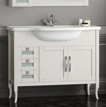 Тумба для комплекта Opadiris Мираж 100 слоновая кость