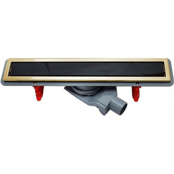 Душевой лоток Pestan Confluo Premium Black Glass Line 650 Gold+ Душевой лоток Pestan Confluo Premium Black Glass Line 650 Gold+