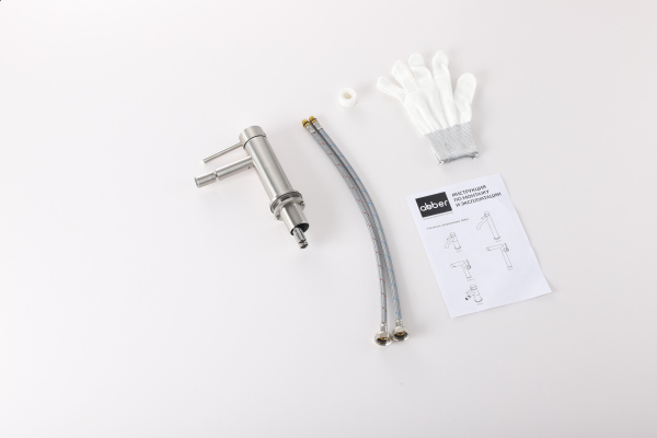 Смеситель ABBER Wasser Kreis 316 AF8124BST для биде, сталь брашированная