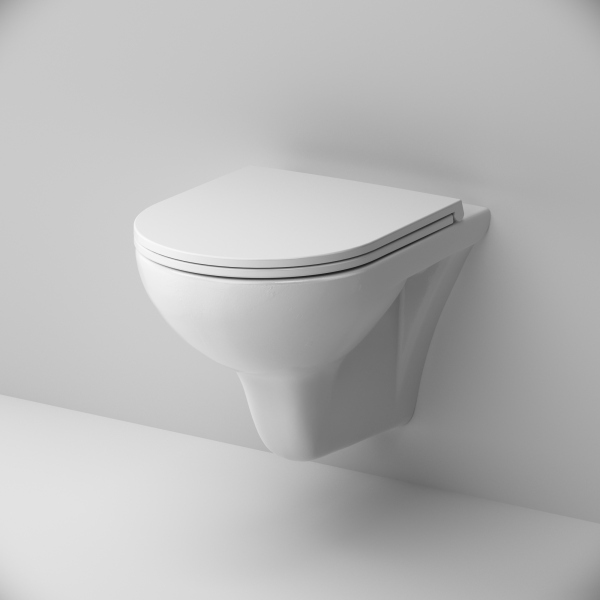 Унитаз подвесной FlashClean с сиденьем микролифт AM.PM Gem, C901700SC