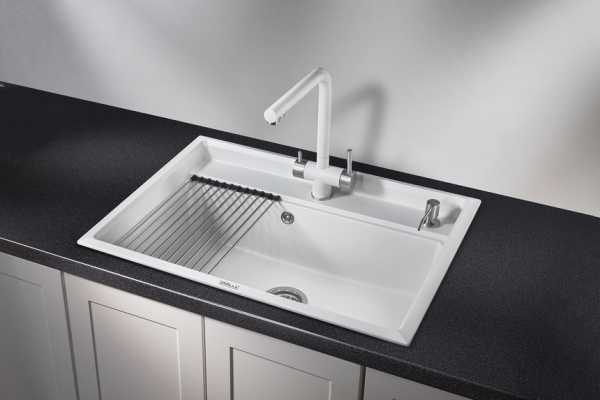 Кухонная мойка GRANULA Kitchen Space (7301, АРКТИК)