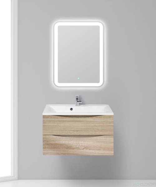 Тумба с раковиной Belbagno MARINO, MARINO-900-2C-SO-WO-P+ BB900/450-LV-MR-PR (готовый набор)