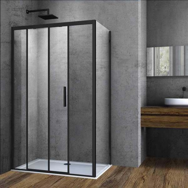 Душевой уголок Vincea Soft VSR-3SO9013CLB, 1300*900, черный, стекло прозрачное Душевой уголок Vincea Soft VSR-3SO9013CLB, 1300*900, черный, стекло прозрачное