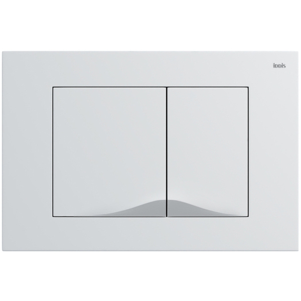 Кнопка смыва Iddis Unifix UNI40MWI77 белая матовая