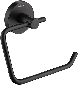 Держатель туалетной бумаги Aquatek Европа AQ4118MB Черный матовый Держатель туалетной бумаги Aquatek Европа AQ4118MB Черный матовый