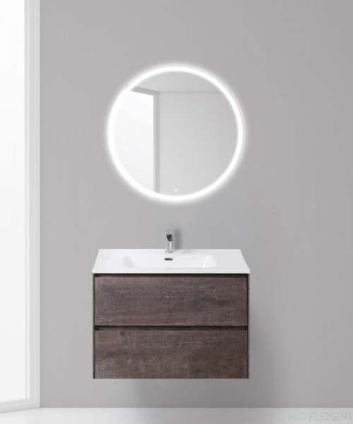 Belbagno База под раковину подвесная, с двумя выкатными ящиками Stone (камень), PIETRA-800-2C-SO-PT