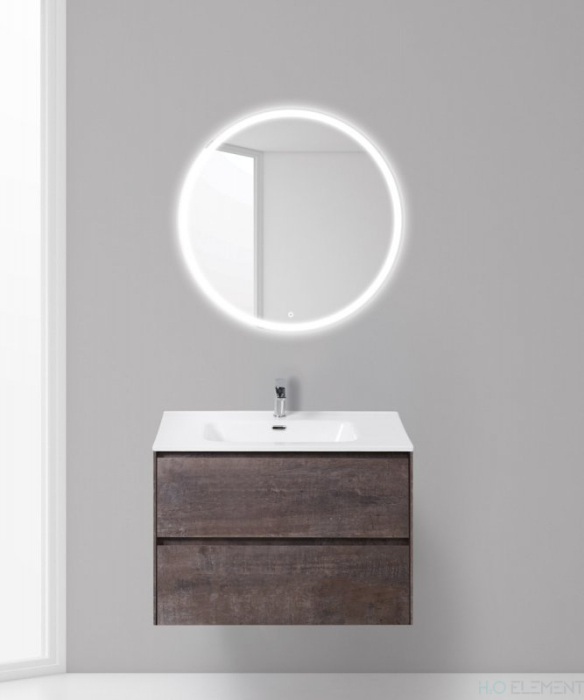 Belbagno База под раковину подвесная, с двумя выкатными ящиками Stone (камень), PIETRA-800-2C-SO-PT